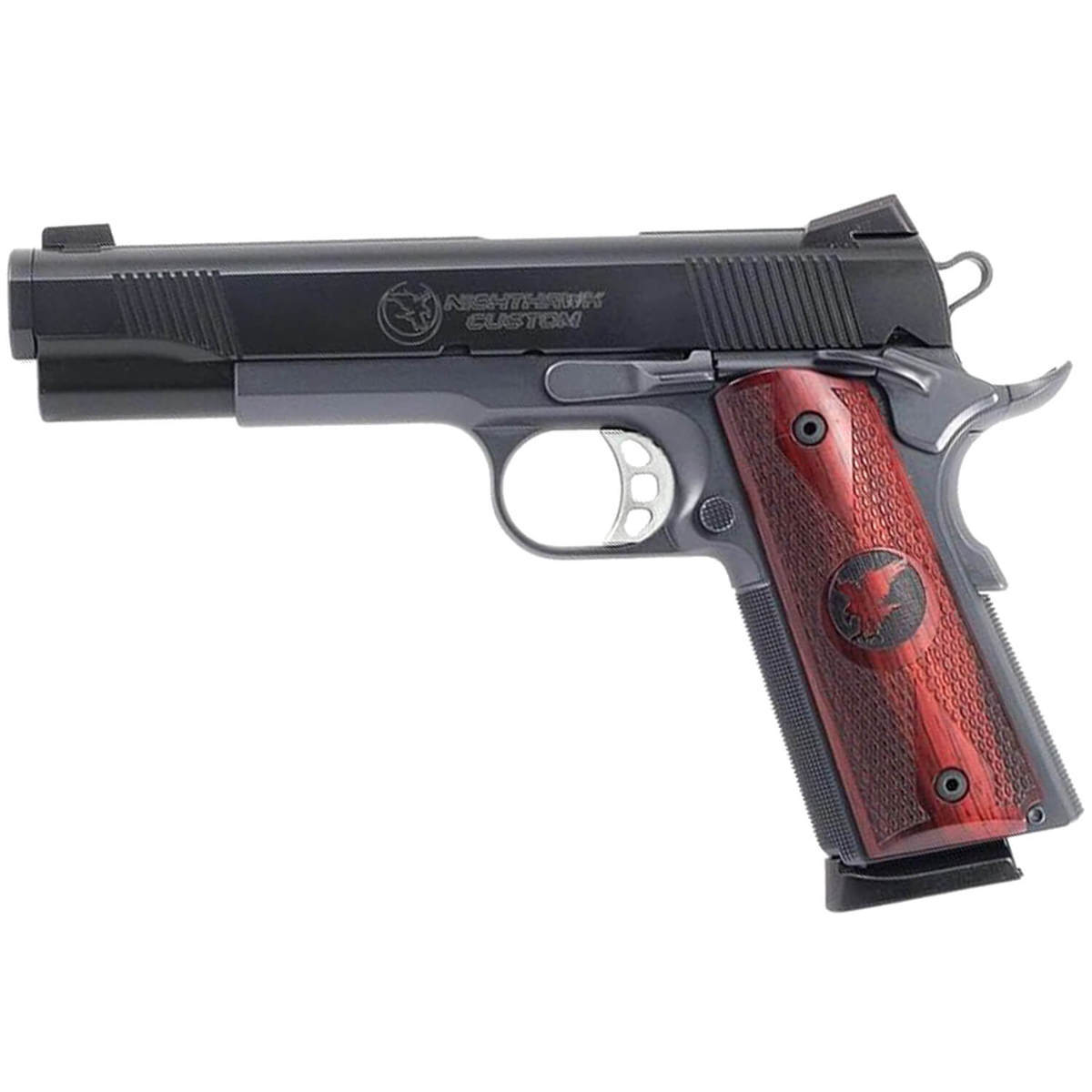 Nighthawk Custom Predator 10mm Auto 5in Black Nitride/Brown Pistol - 8+1 Rounds - Black Nighthawk Custom Predator 10mm Auto 5in Black Nitride/Brown Pistol - 8+1 Rounds - Black