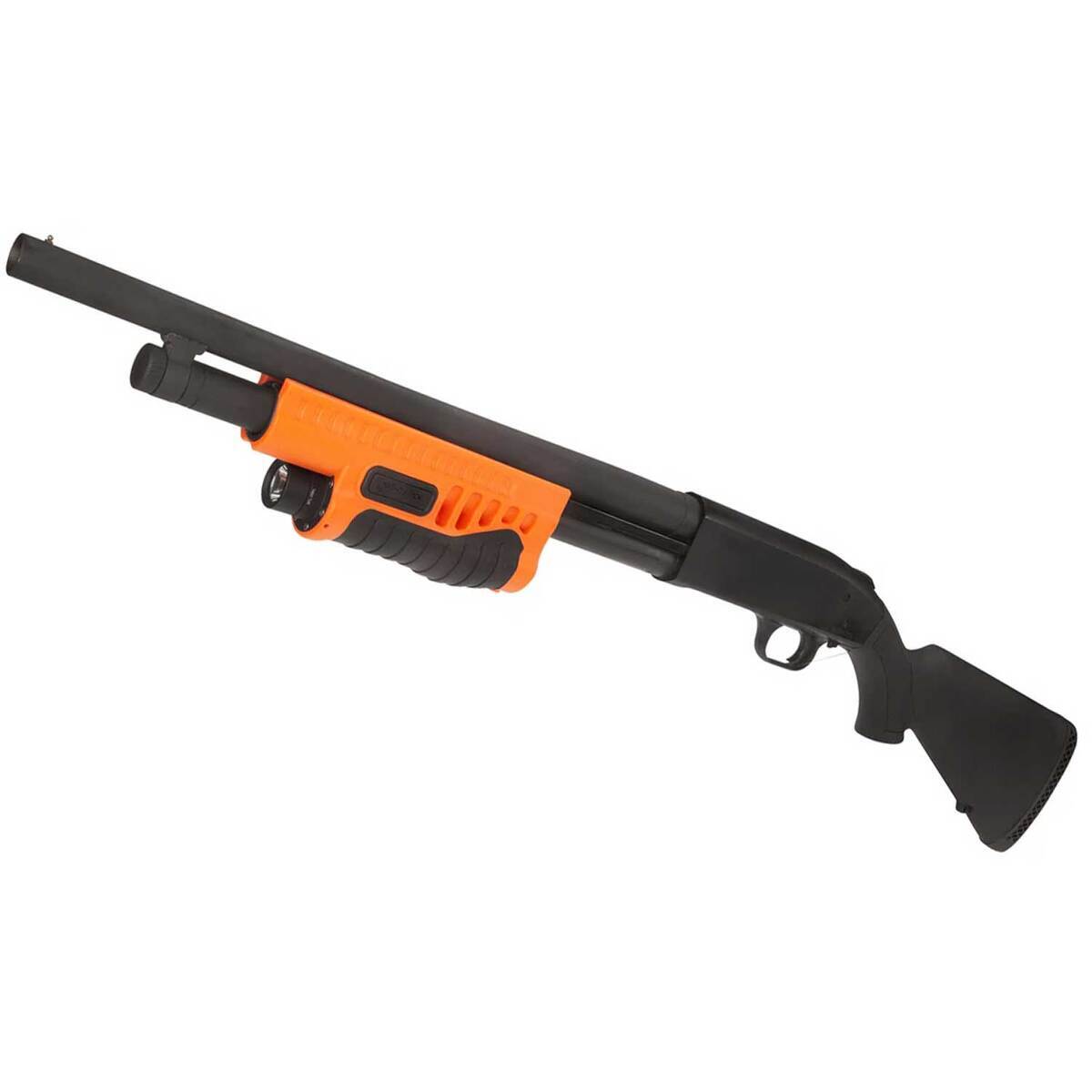 Nightstick SFL-12WL for Mossberg 500/590/590A1 / Shockwave Less-Lethal Orange Shotgun Forend Light - Orange Nightstick SFL-12WL for Mossberg 500/590/590A1 / Shockwave Less-Lethal Orange Shotgun Forend Light - Orange