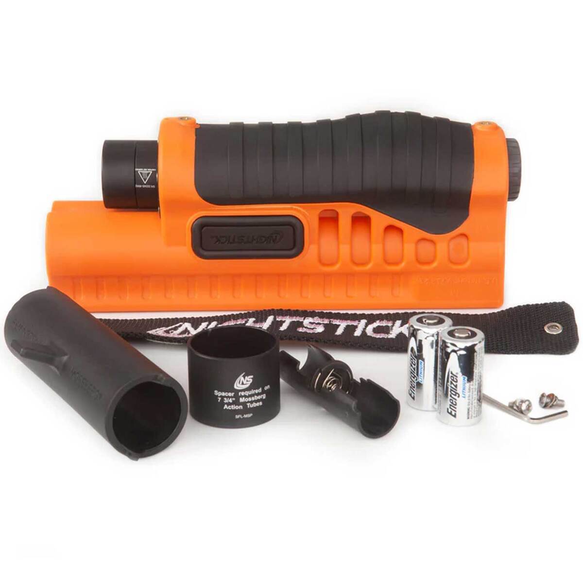 Nightstick SFL-12WL for Mossberg 500/590/590A1 / Shockwave Less-Lethal Orange Shotgun Forend Light - Orange Nightstick SFL-12WL for Mossberg 500/590/590A1 / Shockwave Less-Lethal Orange Shotgun Forend Light - Orange
