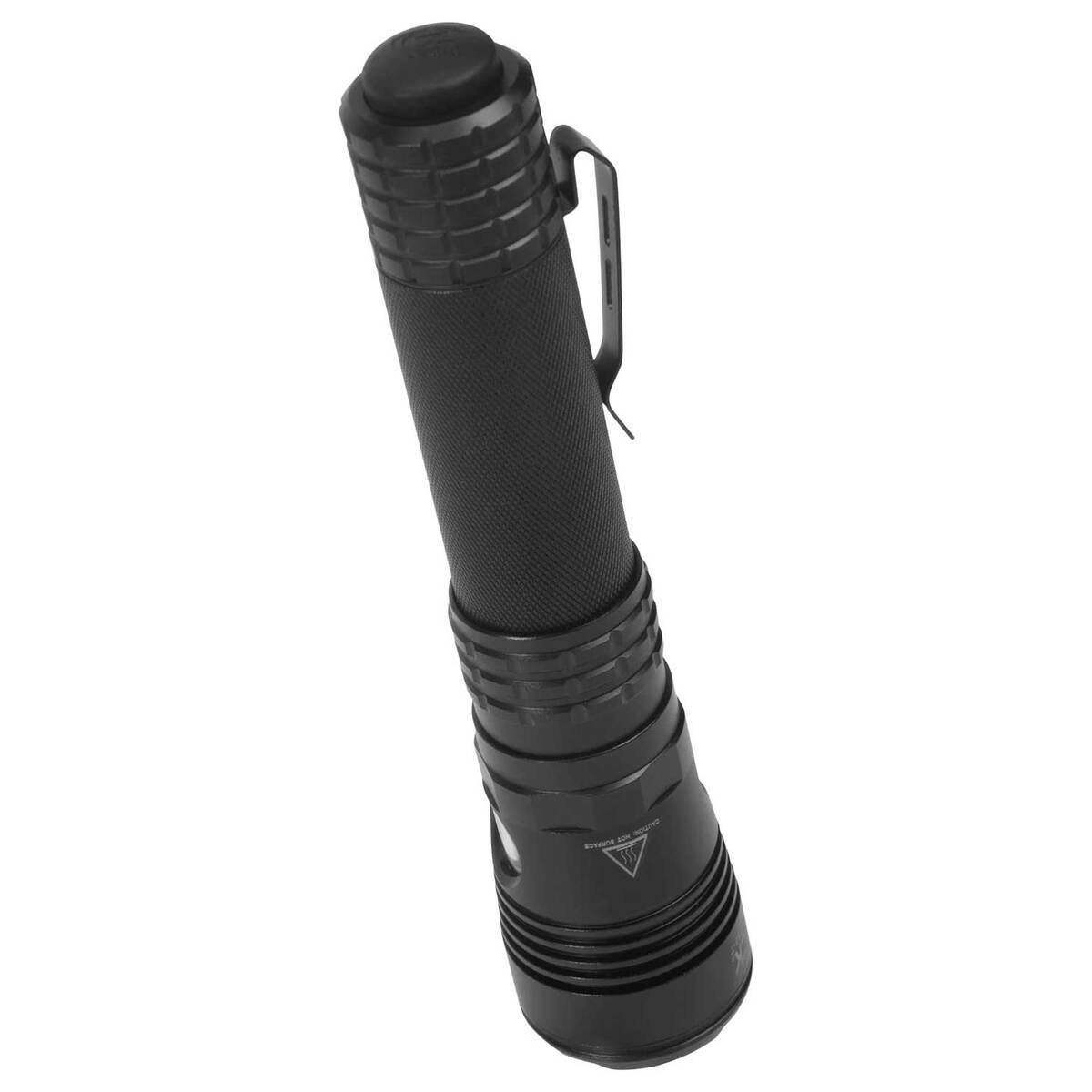 Double Flashlight Nightstick Turbo High Candela USB Dual-Light Rechargeable Tactical ...