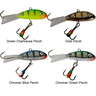 Nils Master LAH30 Ice Fishing Darter Bait - Chrome/Green Perch, 30mm - Chrome/Green Perch
