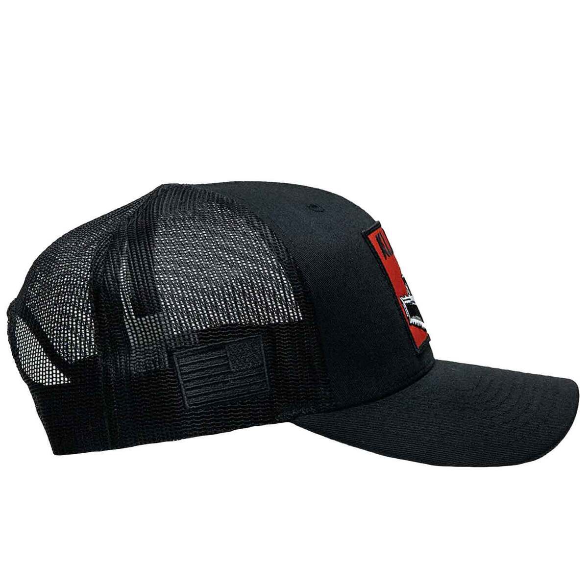 Nine Line Killdozer Snap Back Casual Hat - Black - One Size Fits Most ...