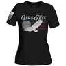 Nine Line Women's Land Of The Free Graphic Short Sleeve Casual Shirt