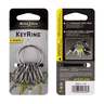 Nite Ize - 1.1 inch Keyring with 6 mini S-Biners - Stainless Steel