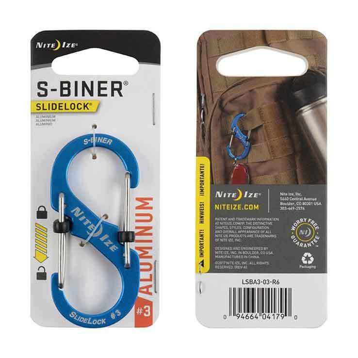 Nite Ize Aluminum S-Biner w/Slidelock Nite Ize Aluminum S-Biner w/Slidelock