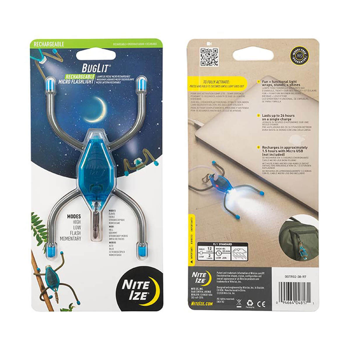 Nite Ize BugLit Rechargeable Micro Flashlight Nite Ize BugLit Rechargeable Micro Flashlight