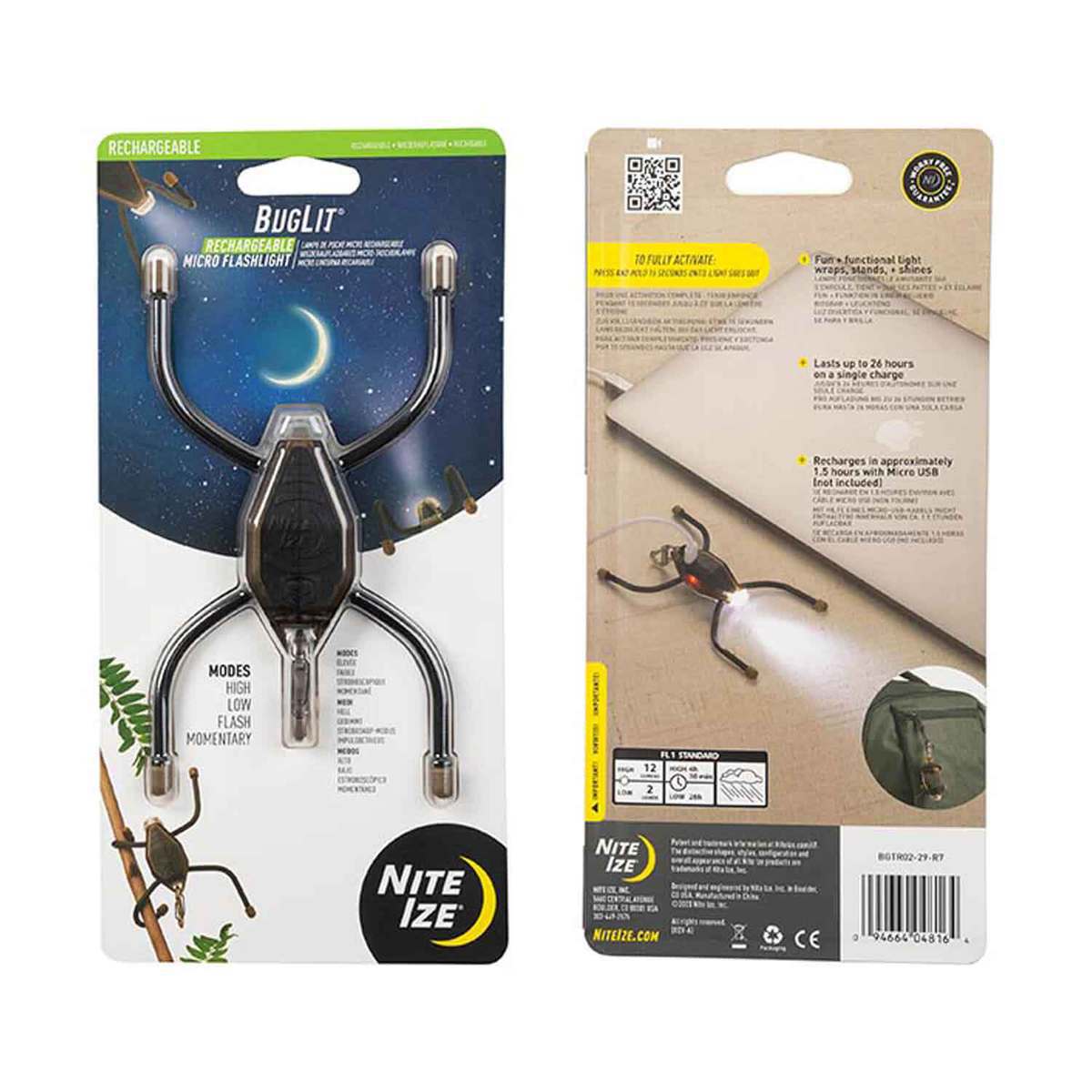 Nite Ize BugLit Rechargeable Micro Flashlight Nite Ize BugLit Rechargeable Micro Flashlight