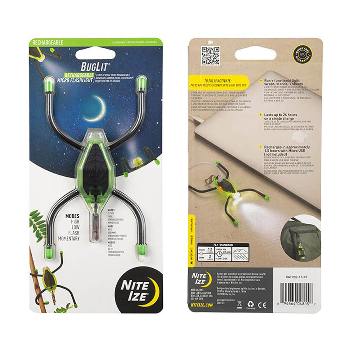 Nite Ize BugLit Rechargeable Micro Flashlight Nite Ize BugLit Rechargeable Micro Flashlight