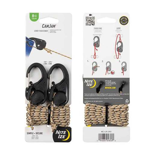 Nite Ize CamJam Cord Tightener - Tan 1.36in x 2.63in x 0.59in - Sportsman's Warehouse