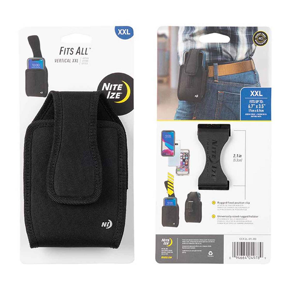 Nite Ize XXL Fits-All Vertical Case - Black Nite Ize XXL Fits-All Vertical Case - Black