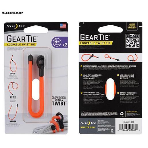 Nite Ize Gear Tie - Black 64in - Nite Ize