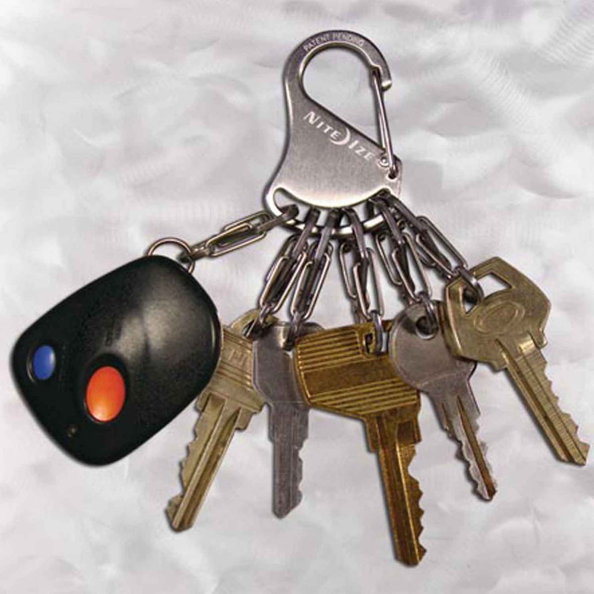 Nite Ize KeyRack Steel S-Biner - Stainless - Stainless 3in x 1.20in x .49in Nite Ize KeyRack Steel S-Biner - Stainless - Stainless 3in x 1.20in x .49in