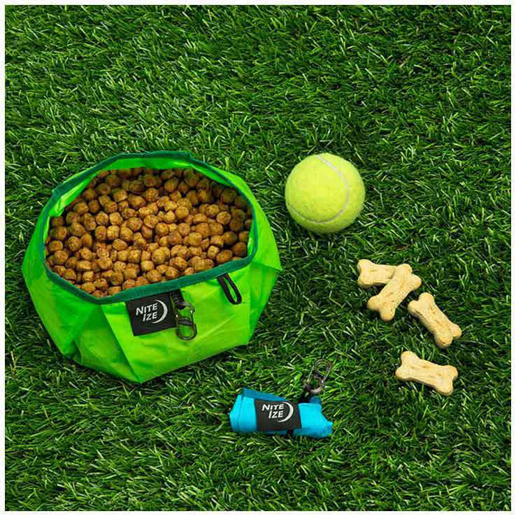 Nite Ize Raddog Collapsible Bowl - Blue - Blue 1.6in x 2.4in x 0.5in Nite Ize Raddog Collapsible Bowl - Blue - Blue 1.6in x 2.4in x 0.5in