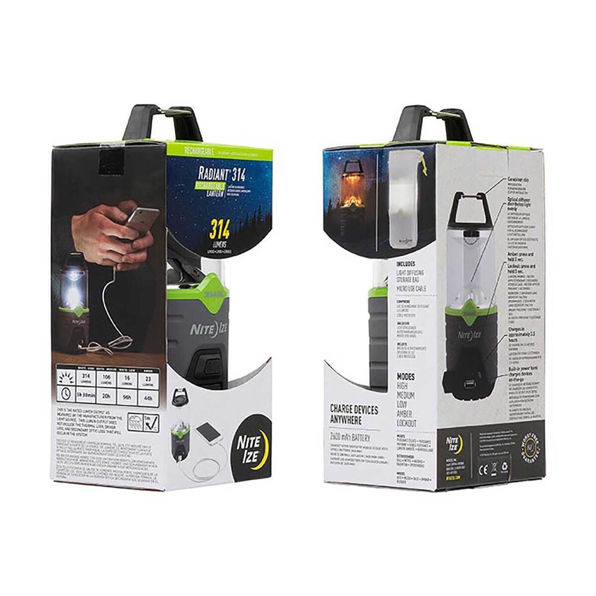 Nite Ize Radiant 314 Rechargeable Lantern Nite Ize Radiant 314 Rechargeable Lantern