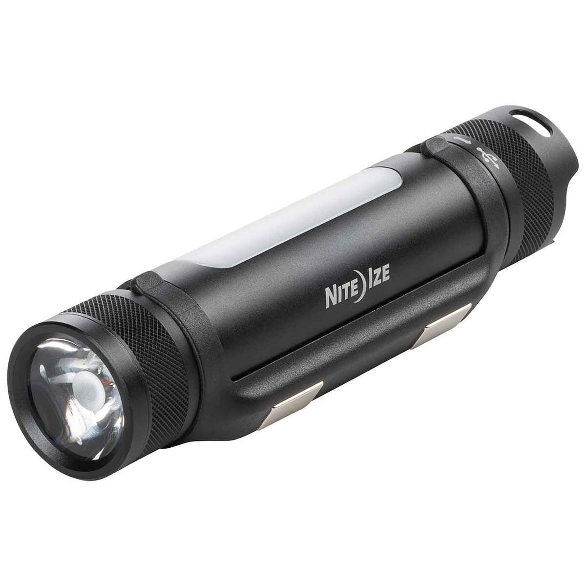 combo rechargeable flashlight iodoo 3 in 1 True 5000 Lumens Outdoor Strong Cob Light, 5000mAh Zoomable Beam LED Flash Light with Magnet Power Failure Emergency Survival Kits Snowstorm (Standard) At the end of the flashlight is a lantern GOPLANT 2250 Lumens Weapon Laser