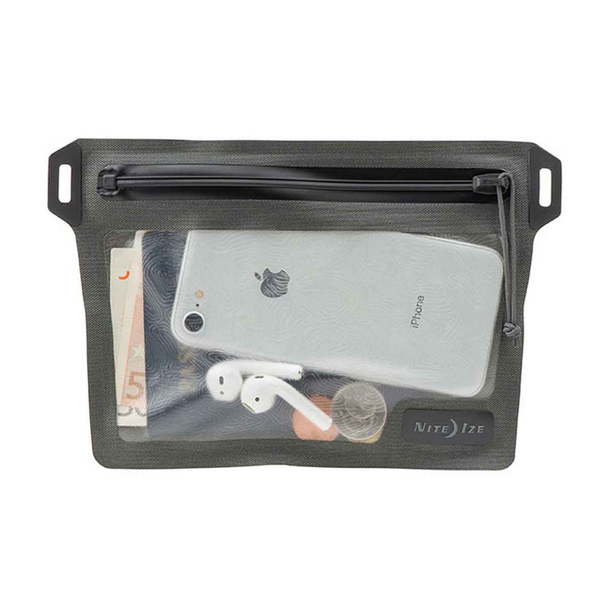 Nite Ize Runoff Waterproof Pocket - Gray - Gray 5.2in x 6.5in Nite Ize Runoff Waterproof Pocket - Gray - Gray 5.2in x 6.5in