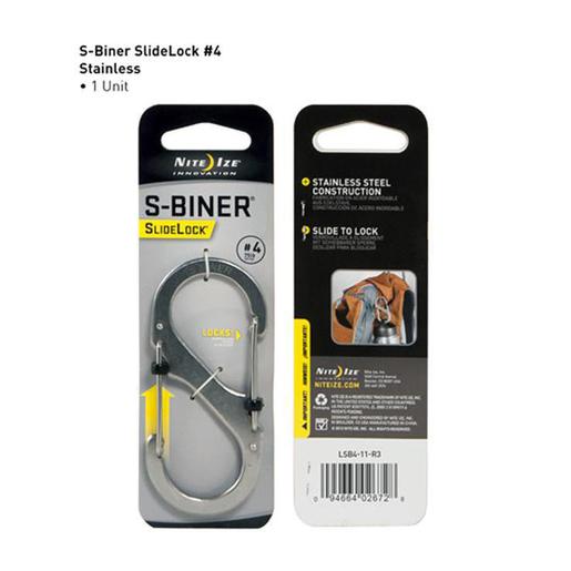 Nite Ize S-Biner with Slidelock - Stainless Steel 1 - Nite Ize