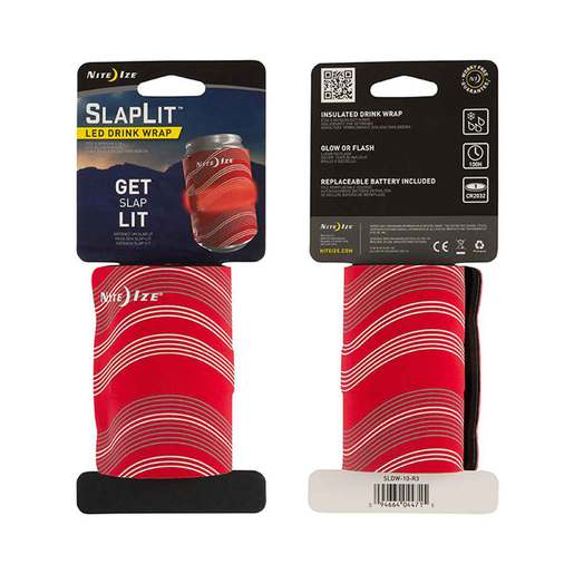 Nite Ize SlapLit LED Drink Wrap - Red - Nite Ize