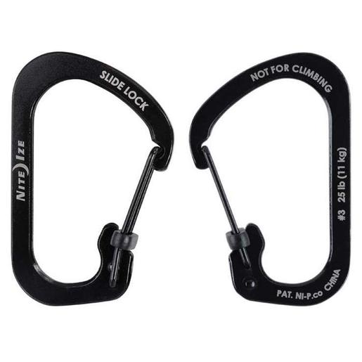 Nite Ize Slidelock Carabiner - Black 1 - Nite Ize