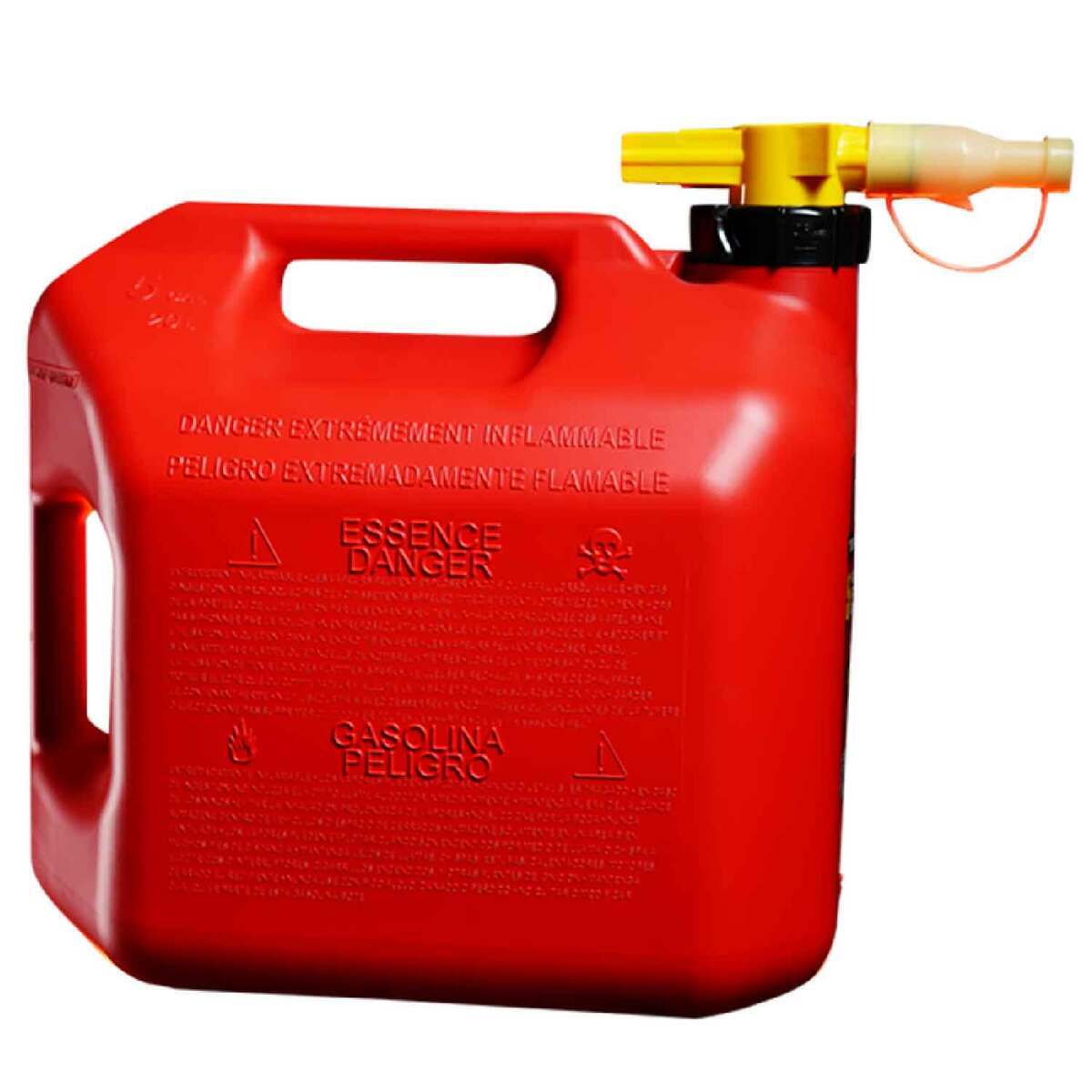 No-Spill ViewStripe Pro 5 Gallon Gas Can - Red - Red No-Spill ViewStripe Pro 5 Gallon Gas Can - Red - Red