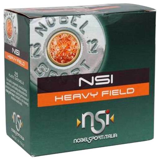 Nobel Heavy Field 20 Gauge 2-3/4in #7.5 1oz Upland Shotshells – 25 Rounds – #7.5