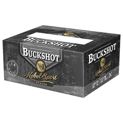 Nobel Law Enforcement 12 Gauge 2-3/4in #00 Buck 9 Pellet Buckshot Shotshells Ammo - 10 Rounds Ammo - #00 Buck 10 Rounds - #00 Buck Ammo