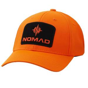 Nomad Men's Blaze Patch Adjustable Hat - Blaze Orange - One Size Fits Most