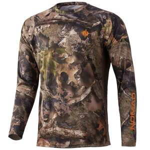 Nomad Men's Pursuit Camo Long-Sleeve Hunting Shirt, Medium, Mossy Oak Droptine