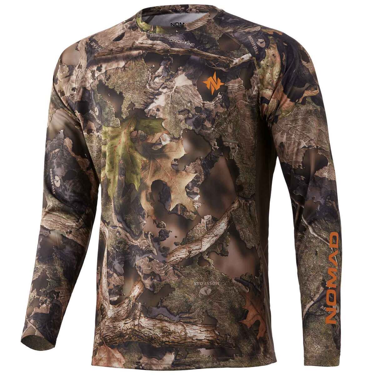 Nomad Men's Mossy Oak Droptine Pursuit Long Sleeve Hunting Shirt Nomad Men's Mossy Oak Droptine Pursuit Long Sleeve Hunting Shirt