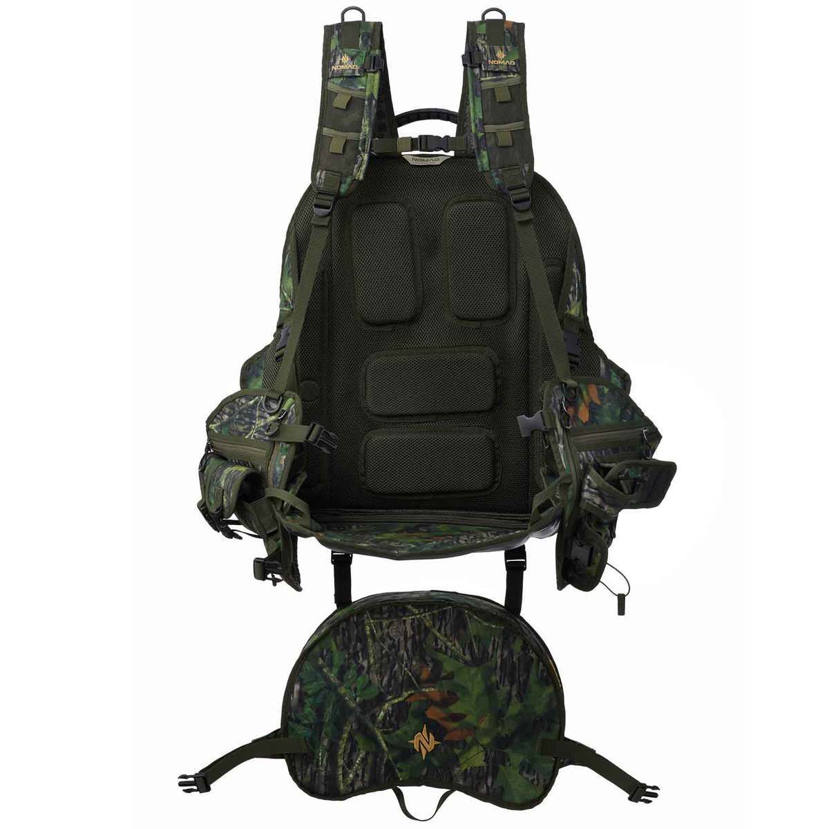 Nomad Men's Mossy Oak Shadow Leaf Killin' Time Turkey Hunting Vest - One Size Fits Most - Mossy Oak Shadow Leaf One Size Fits Most Nomad Men's Mossy Oak Shadow Leaf Killin' Time Turkey Hunting Vest - One Size Fits Most - Mossy Oak Shadow Leaf One Size Fits Most