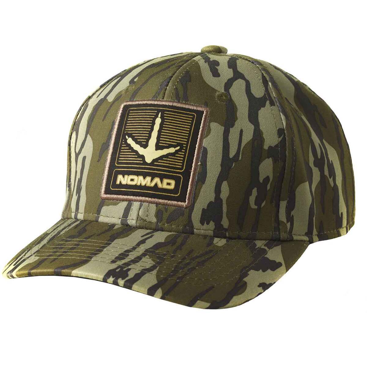 Nomad Men's Mossy Oak Shadowleaf Turkey Track Adjustable Hat - Mossy Oak Shadowleaf Nomad Men's Mossy Oak Shadowleaf Turkey Track Adjustable Hat - Mossy Oak Shadowleaf