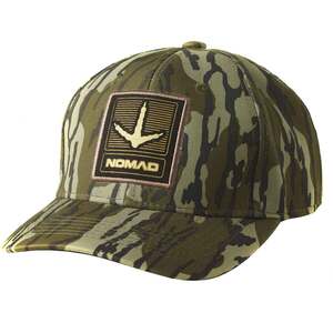 Nomad Men's Mossy Oak Shadowleaf Turkey Track Adjustable Hat