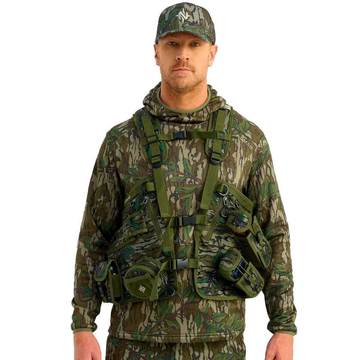 Nomad Men's Mossy Oak Greenleaf MG NXT Turkey Hinting Vest One