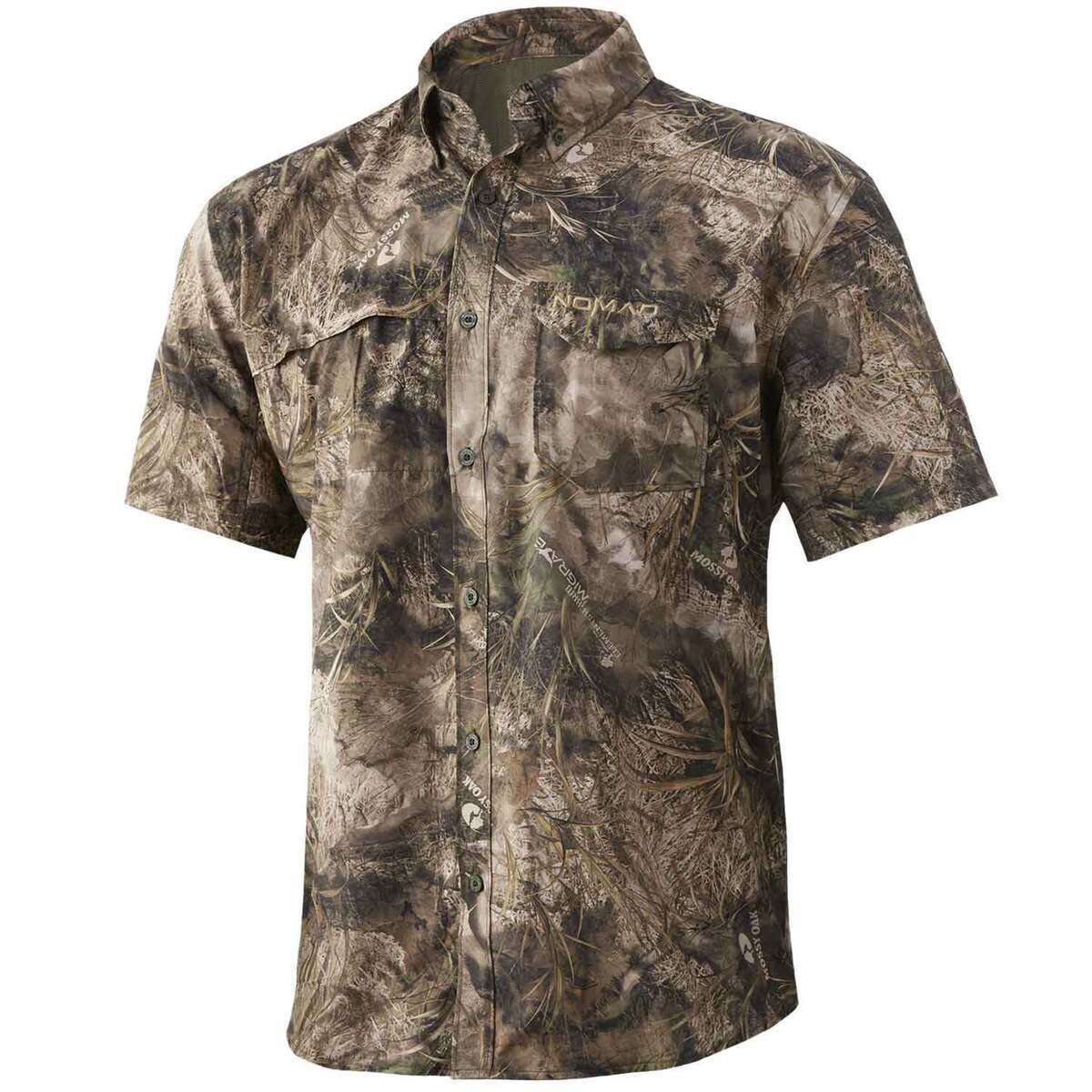 Nomad Men's Mossy Oak Migrate Stretch-Lite Short Sleeve Shirt Nomad Men's Mossy Oak Migrate Stretch-Lite Short Sleeve Shirt