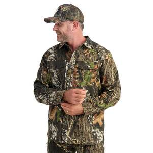 Nomad Men's Mossy Oak New Break-Up Rub Line Field Long Sleeve Hunting Shirt
