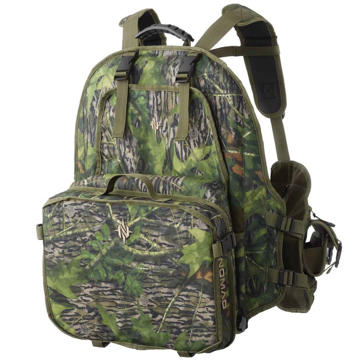 Nomad Men's Mossy Oak Shadow Leaf Bull Lounger Turkey Vest - One Size Fit Most - Mossy Oak Shadow Leaf One Size Fits Most Nomad Men's Mossy Oak Shadow Leaf Bull Lounger Turkey Vest - One Size Fit Most - Mossy Oak Shadow Leaf One Size Fits Most