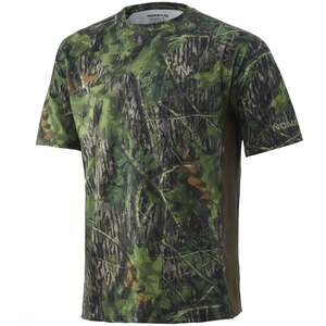 Nomad Men's Mossy Oak Shadow Leaf Pursuit Short Sleeve Hunting Shirt - XXL