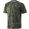 Nomad Men's Mossy Oak Shadow Leaf Pursuit Short Sleeve Hunting Shirt - L - Mossy Oak Shadow Leaf L