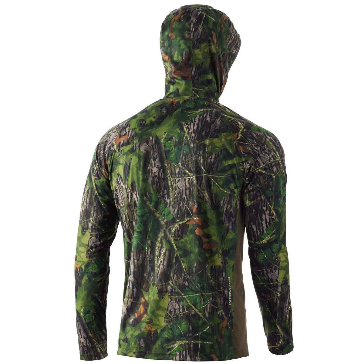 Nomad Men's Mossy Oak Shadow Leaf Pursuit Longneck Hunting Hoodie ...