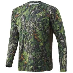 Nomad Men's Mossy Oak Shadow Leaf Pursuit Long Sleeve Hunting Shirt - L