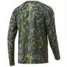 Nomad Men's Mossy Oak Shadow Leaf Pursuit Long Sleeve Hunting Shirt - L - Mossy Oak Shadow Leaf L