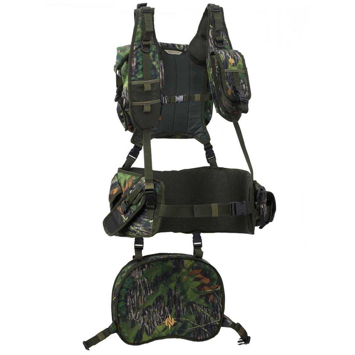 Nomad Mossy Oak Shadow Leaf Pursuit Convertible Turkey Hunting Vest - Mossy Oak Shadow Leaf One Size Fits Most Nomad Mossy Oak Shadow Leaf Pursuit Convertible Turkey Hunting Vest - Mossy Oak Shadow Leaf One Size Fits Most