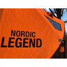 Nordic Legend Aurora Lodge Hub Ice Fishing Shelter - Orange, Black