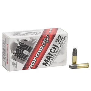 Norma Match-22 22 Long Rifle 40gr Lead Round Nose - 50 Rounds