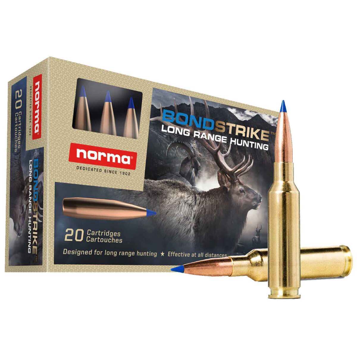 Norma Bondstrike Extreme 6.5 Creedmoor 143gr BPT Rifle Ammo - 20 Rounds Norma Bondstrike Extreme 6.5 Creedmoor 143gr BPT Rifle Ammo - 20 Rounds