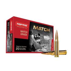 Norma Golden Target Match 308 Winchester 175gr HPBT Rifle Ammo - 20 Rounds