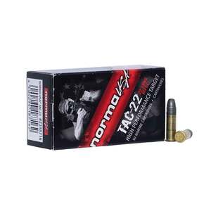 Norma TAC-22 22 Long Rifle 40gr Lead RN Rimfire Ammo - 50 Rounds