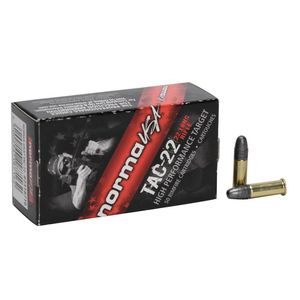 Norma TAC 22 Long Rifle 40gr LRN Rimfire Ammo - 50 Rounds