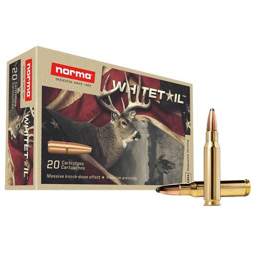 Norma Whitetail 30-30 Winchester 150gr SP Rifle Ammo Ammo - 20 Rounds 20 Rounds Ammo