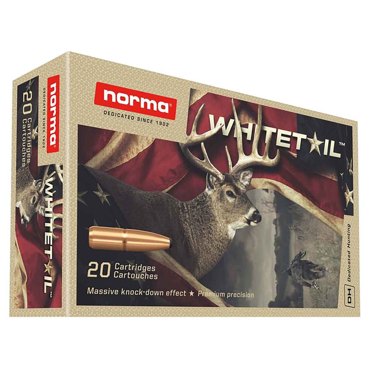 Norma Whitetail 300 Winchester Magnum 150gr PSP Rifle Ammo - 20 Rounds Norma Whitetail 300 Winchester Magnum 150gr PSP Rifle Ammo - 20 Rounds